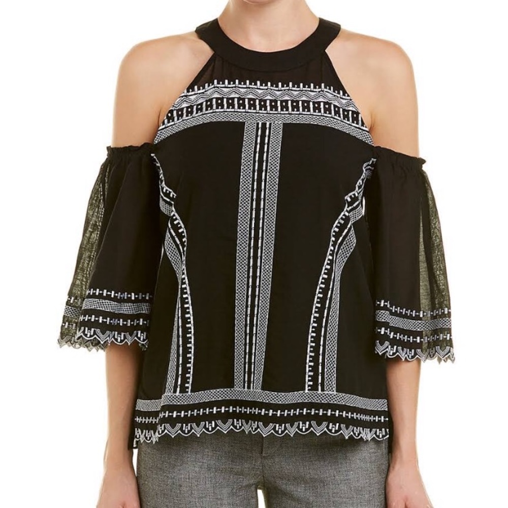 Brand New Black and White Karen Millen Top, Size 6